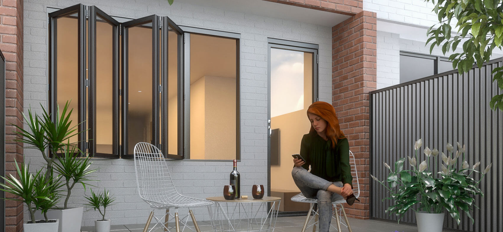 Bi Folding Door Exterior